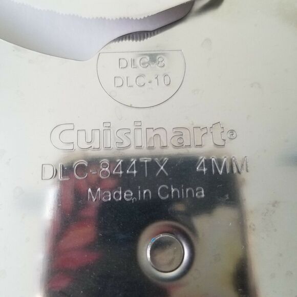 Cuisinart Food Processor‎ Disc Blade DLC-844TX 4MM for DLC-8 & DLC-10 - Picture 2 of 4
